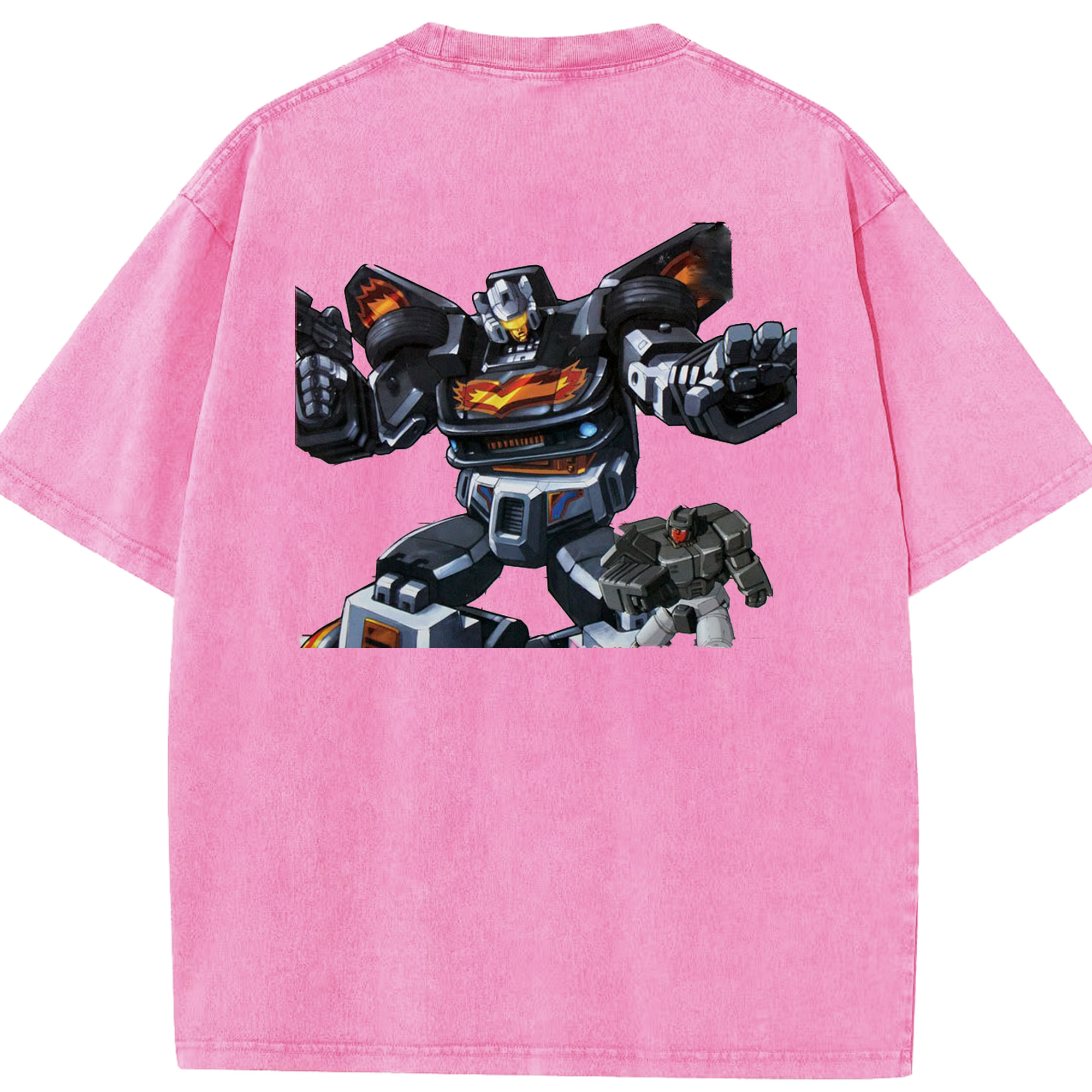 （画像用）  綿100% ヴィンテージ風 半袖Tシャツ（背面プリント）